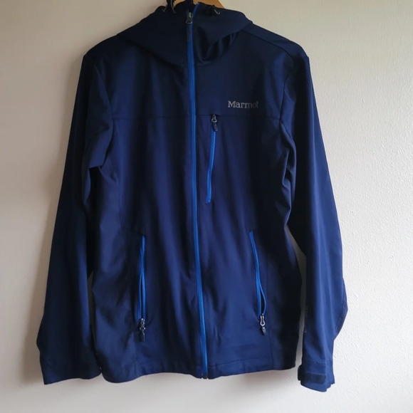 MARMOT, Men's Windstopper‎ Jacket, Navy Blue, Size Small - Picture 1 of 9